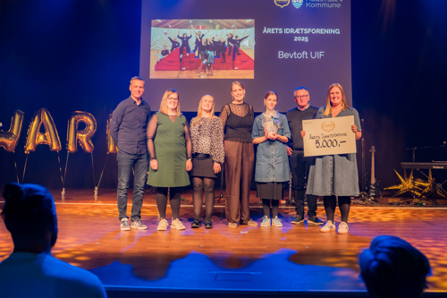Bevtoft UIF modtog prisen som Årets Idrætsforening